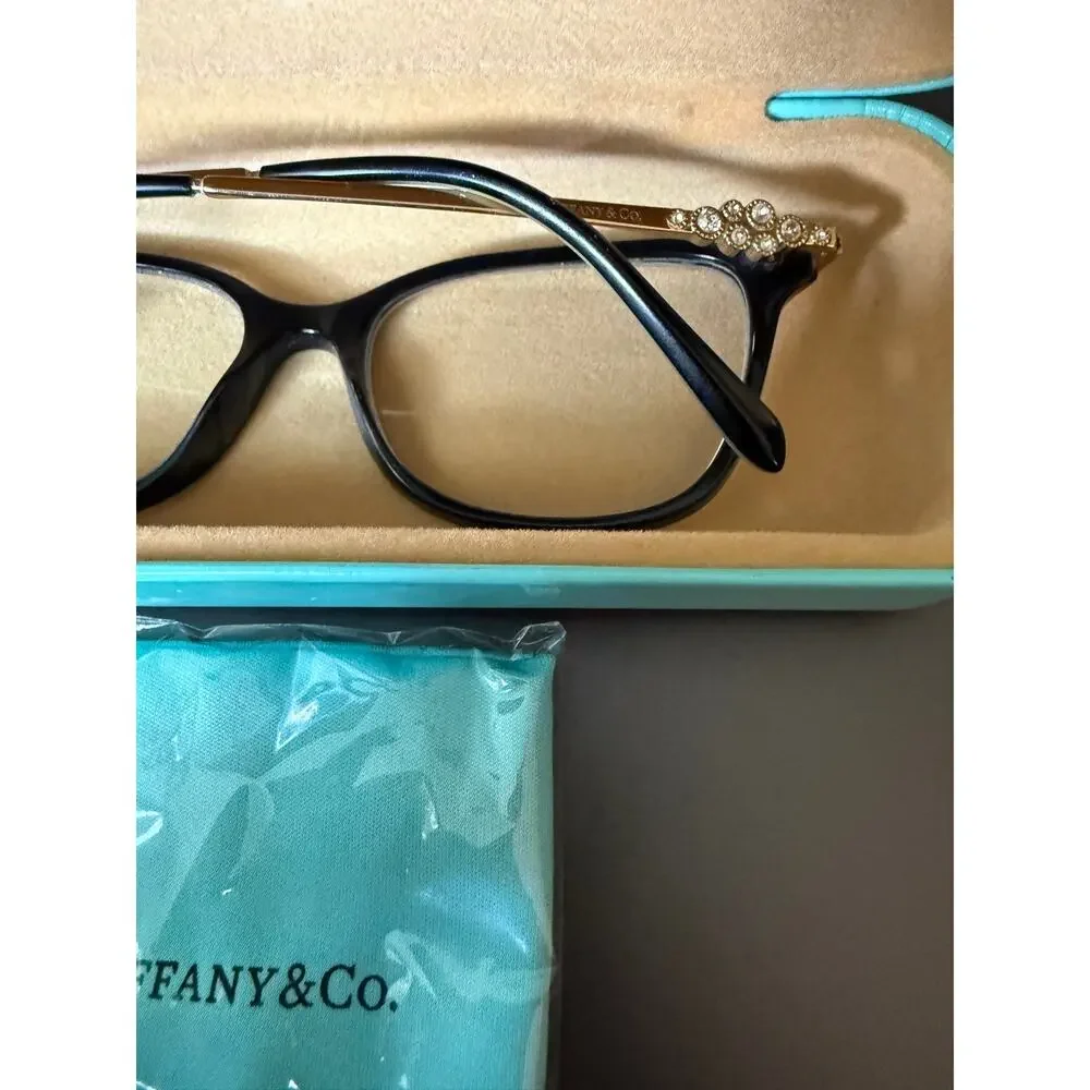 Authentic Tiffany & Co. Women's Optical frames Austrian crystal clusters